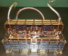 NGMS PFM-pulsers mounted on top of the electronic box.